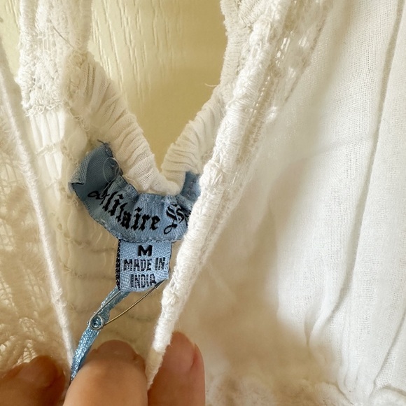 Solitaire Swim white lace maxi beach sun dress NWT medium - Picture 6 of 7